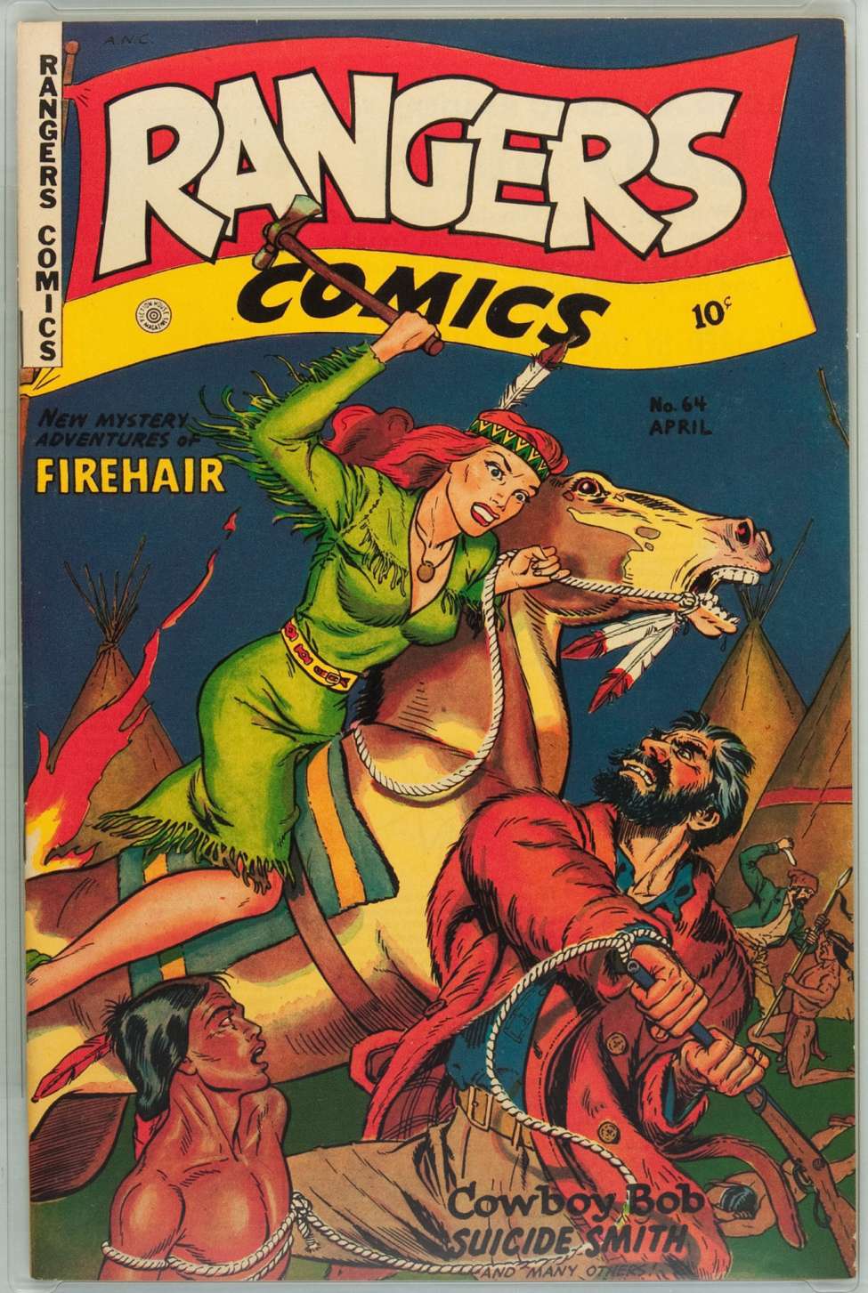 Comic Book Cover For Rangers Comics 64
