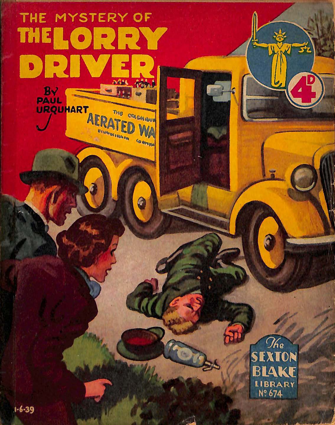 Comic Book Cover For Sexton Blake Library S2 674 - The Mystery of the Lorry Driver