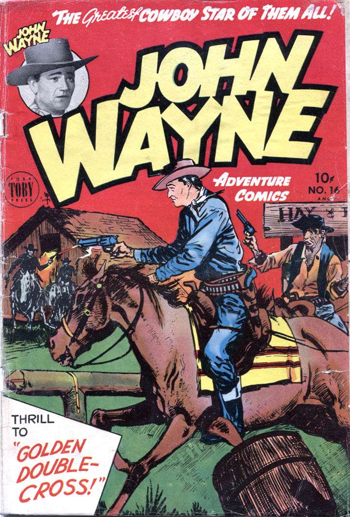 Comic Book Cover For John Wayne Adventure Comics 16