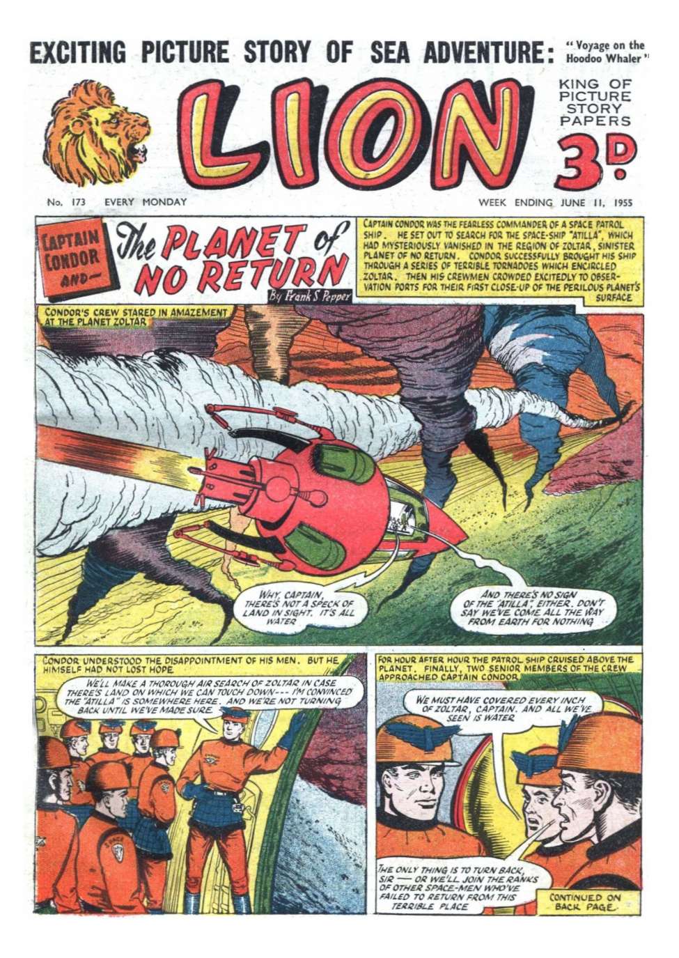 Comic Book Cover For Lion 173