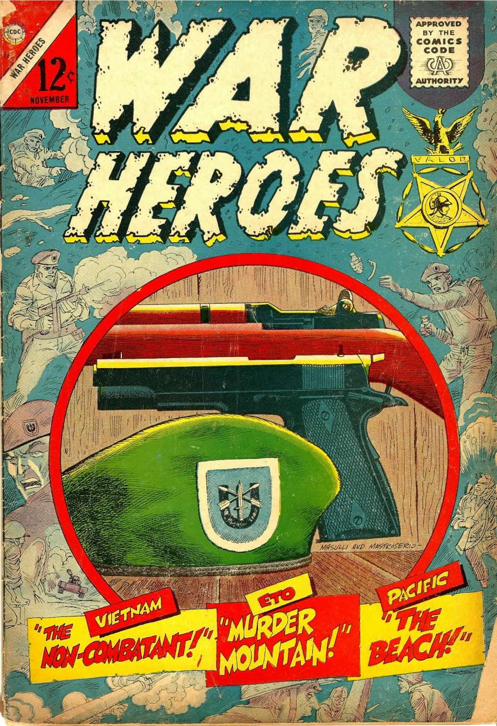 Comic Book Cover For War Heroes 16