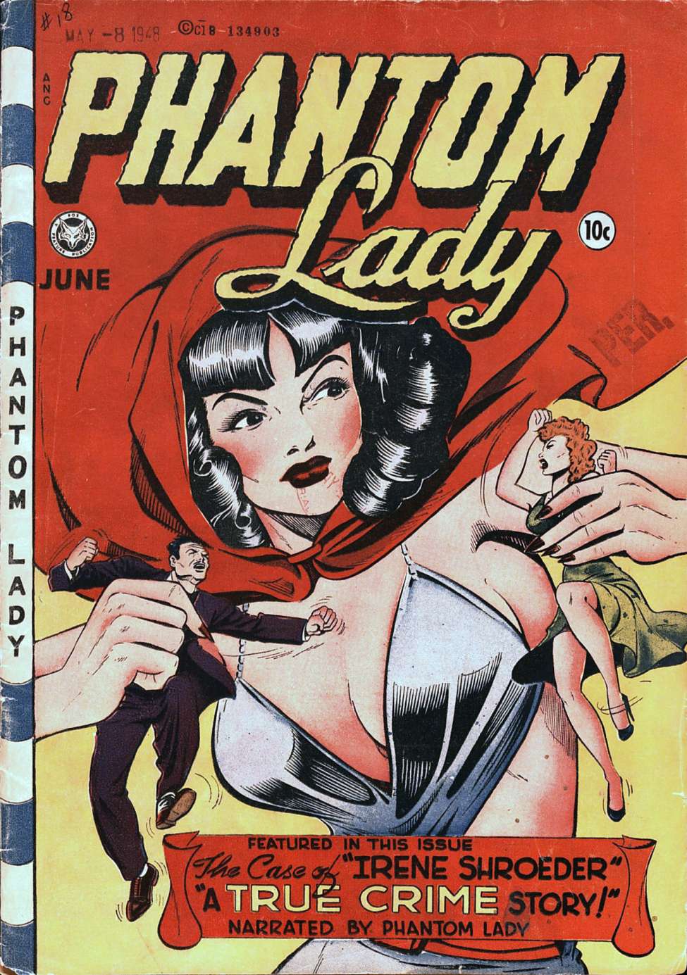 Comic Book Cover For Phantom Lady 18 - Version 1