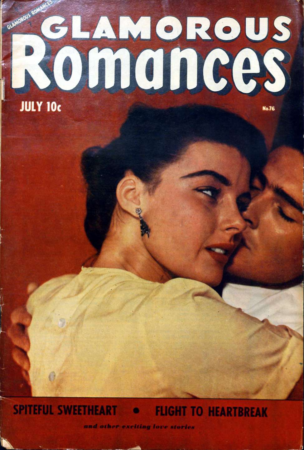 Comic Book Cover For Glamorous Romances 76