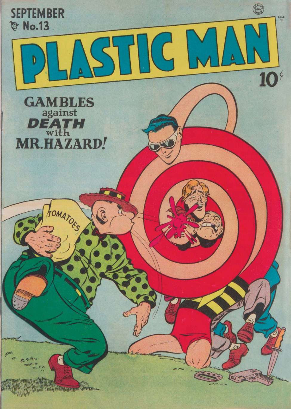 Comic Book Cover For Plastic Man 13 - Version 2