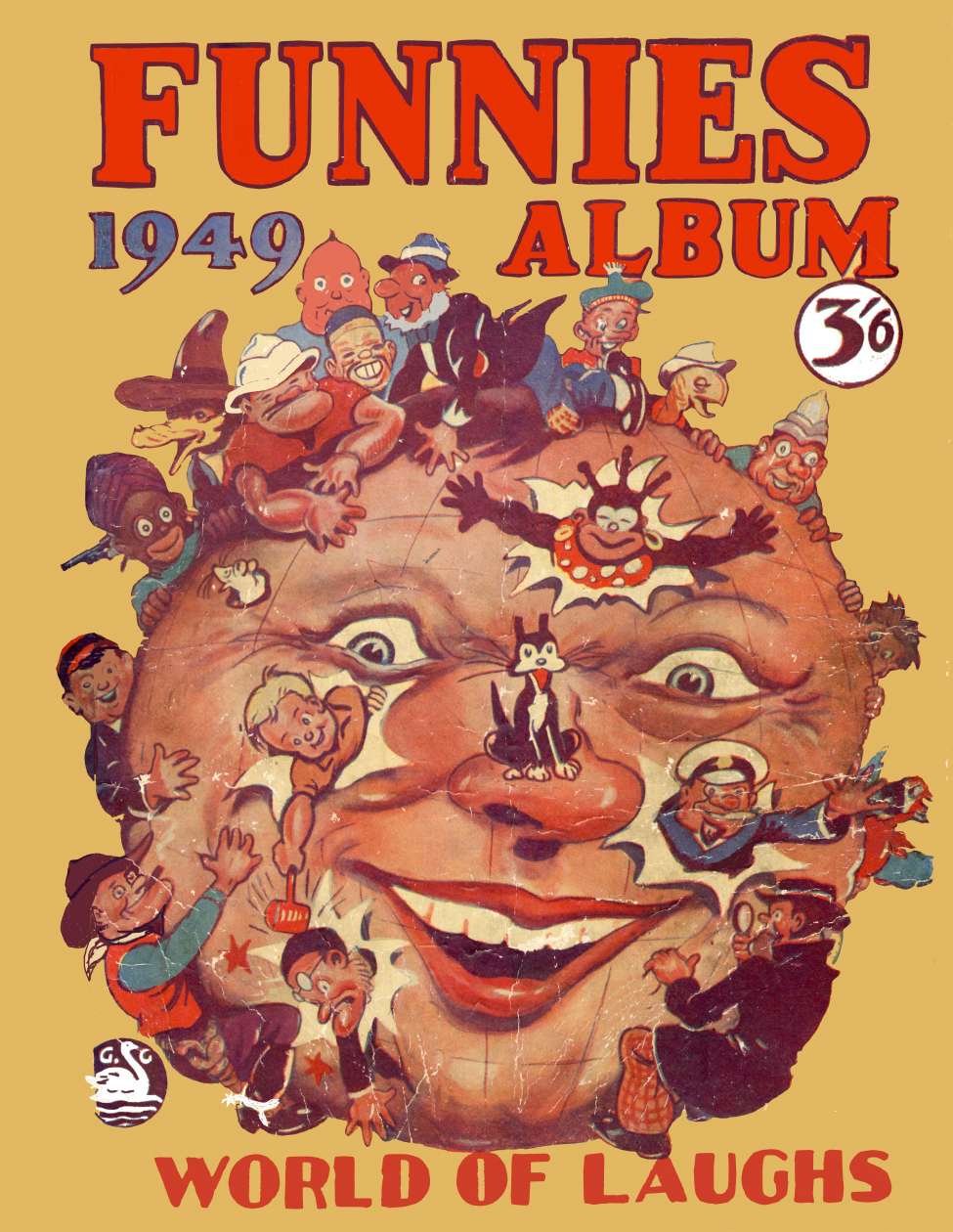 Comic Book Cover For Funnies Album 1949 Part 1 - Version 1