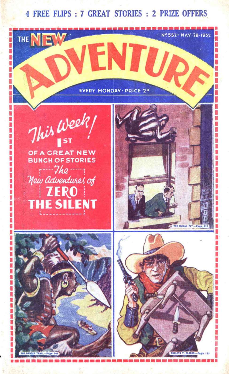 Comic Book Cover For Adventure 552