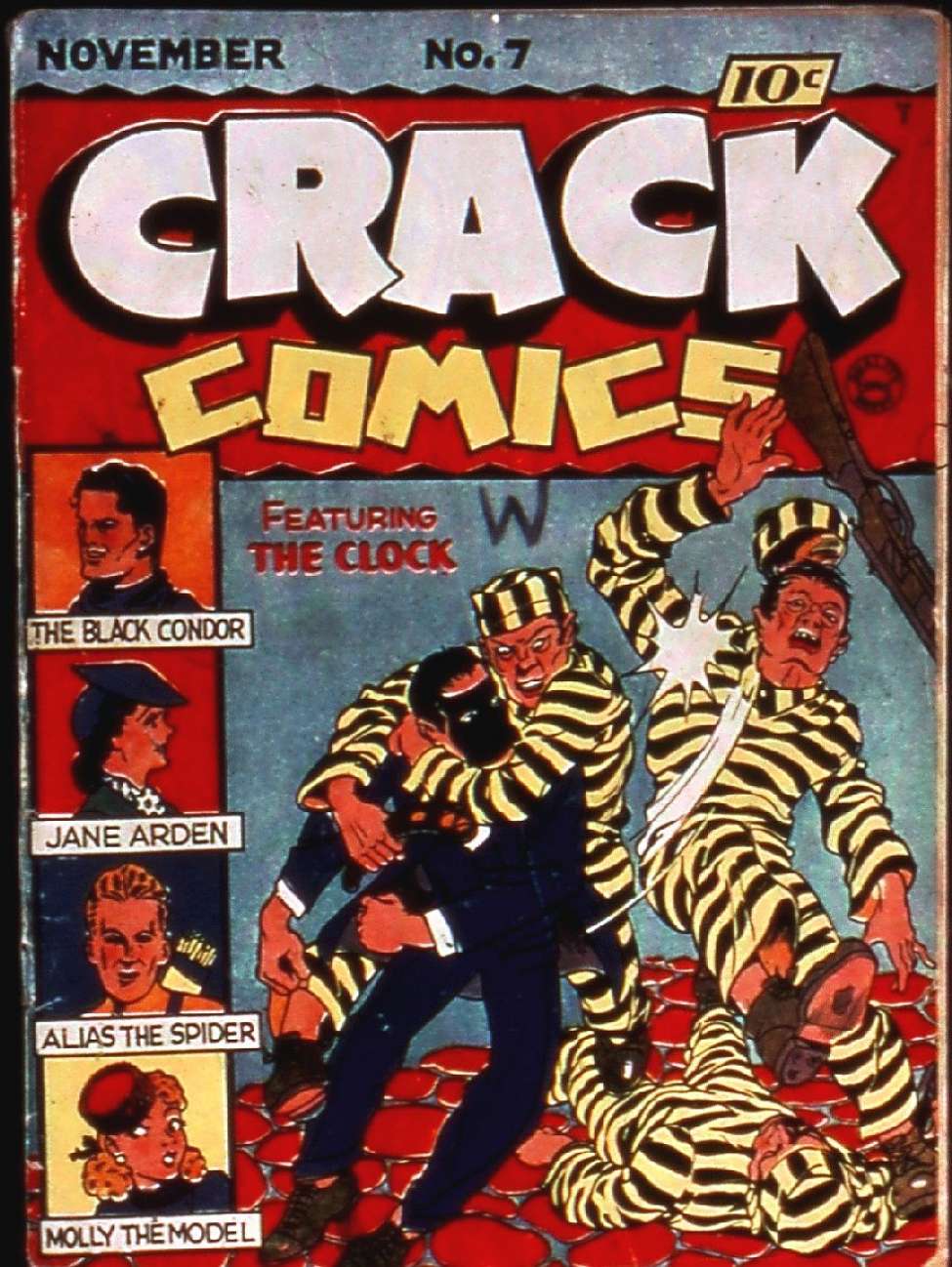 Book Cover For Crack Comics 7 (fiche/paper) - Version 2