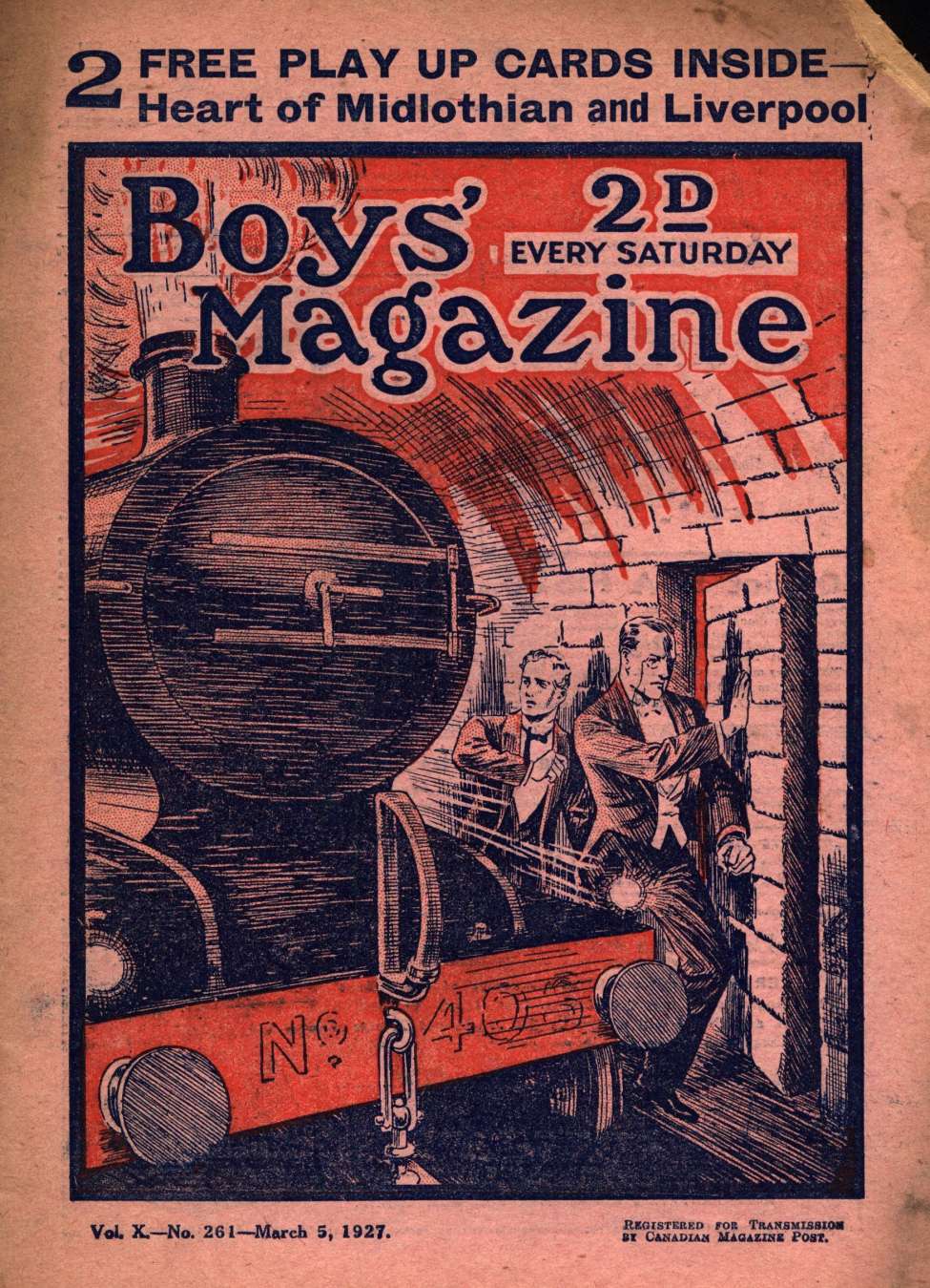 Book Cover For Boys' Magazine 261