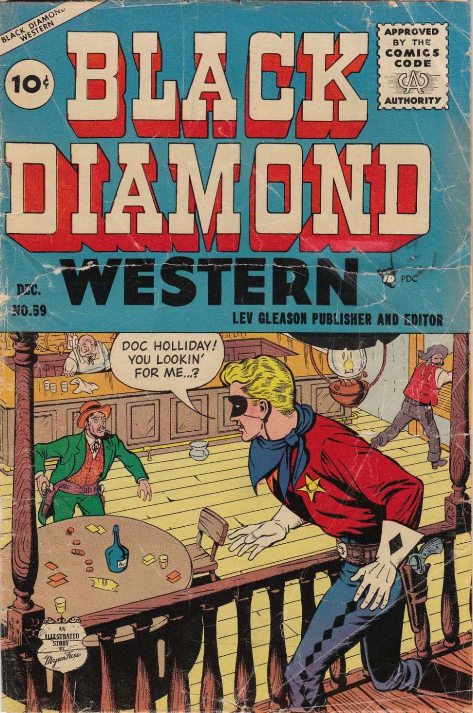 Comic Book Cover For Black Diamond Western 59