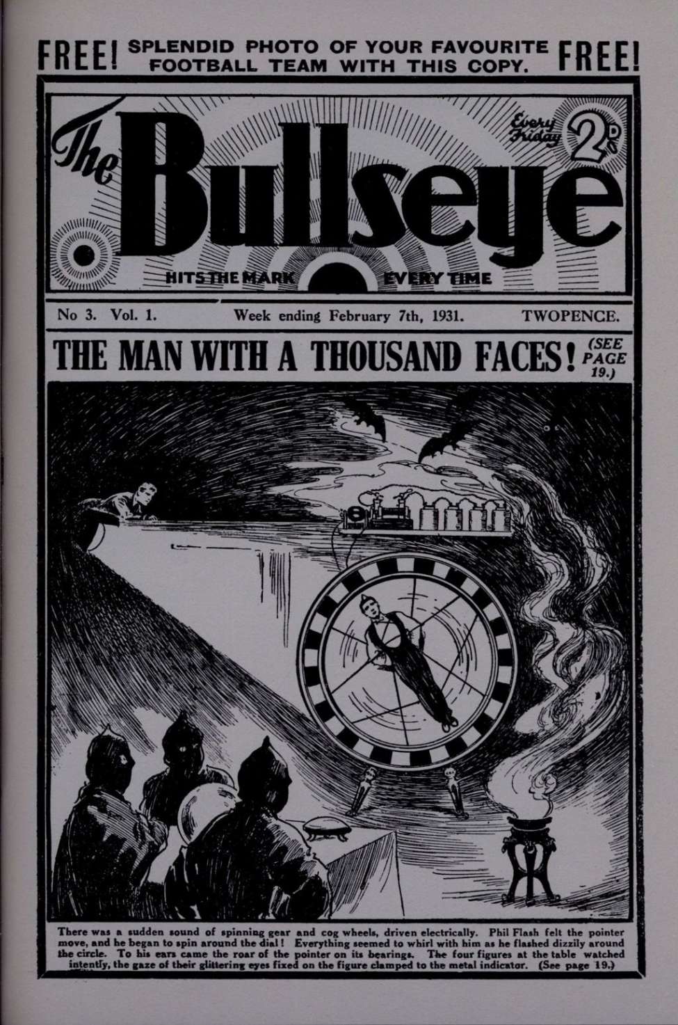 Comic Book Cover For The Bullseye v1 3 - The Man with A Thousand Faces!