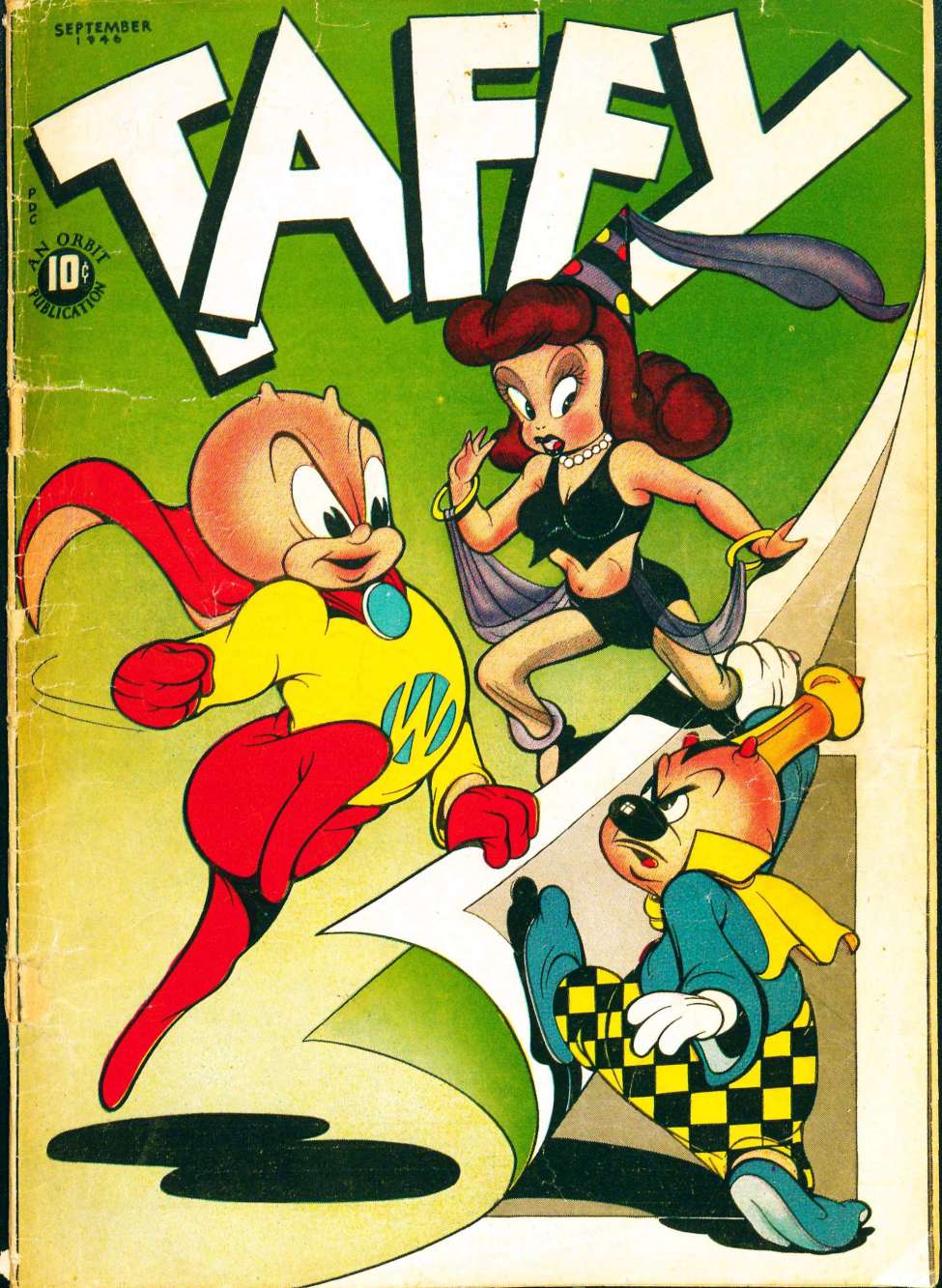 Book Cover For Taffy Comics 4