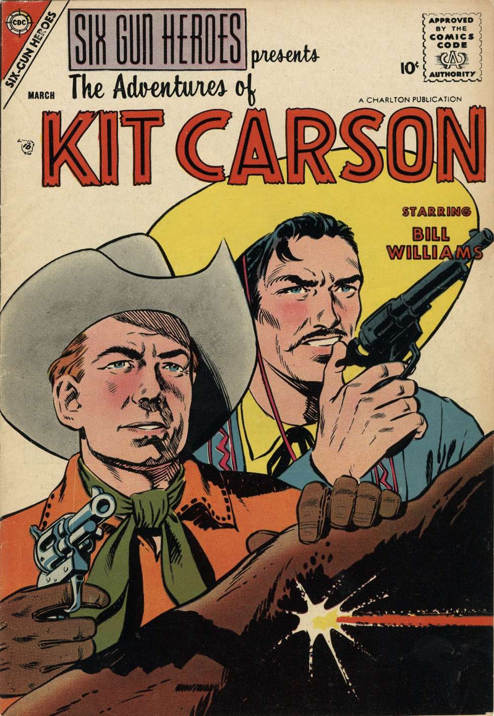 Comic Book Cover For Six-Gun Heroes 45 - Version 2