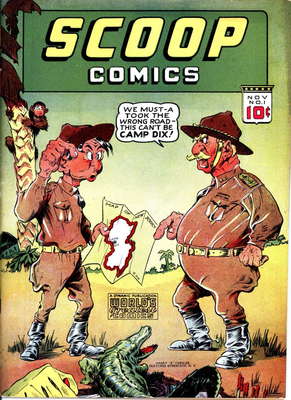 Comic Book Cover For Scoop Comics 1
