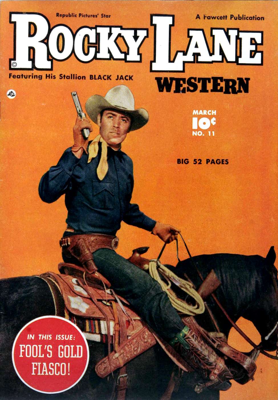 Comic Book Cover For Rocky Lane Western 11 - Version 1