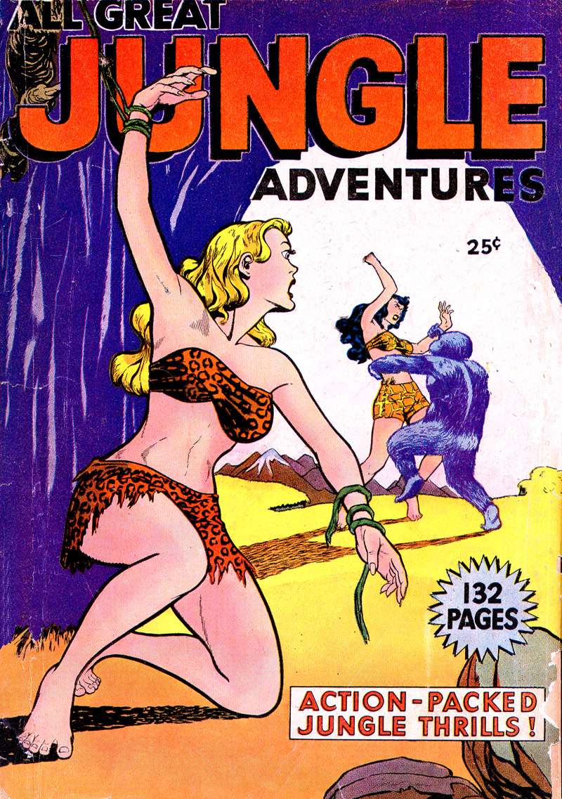 Comic Book Cover For All Great Jungle Adventures Pt.1 - Version 1