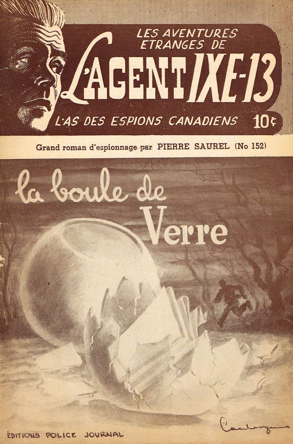 Comic Book Cover For L'Agent IXE-13 v2 152 - La boule de verre