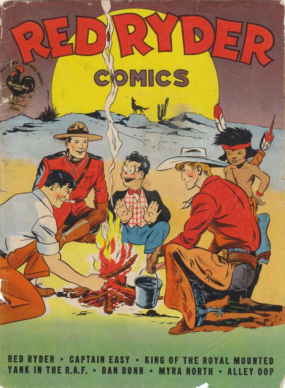 Book Cover For Red Ryder Comics 6