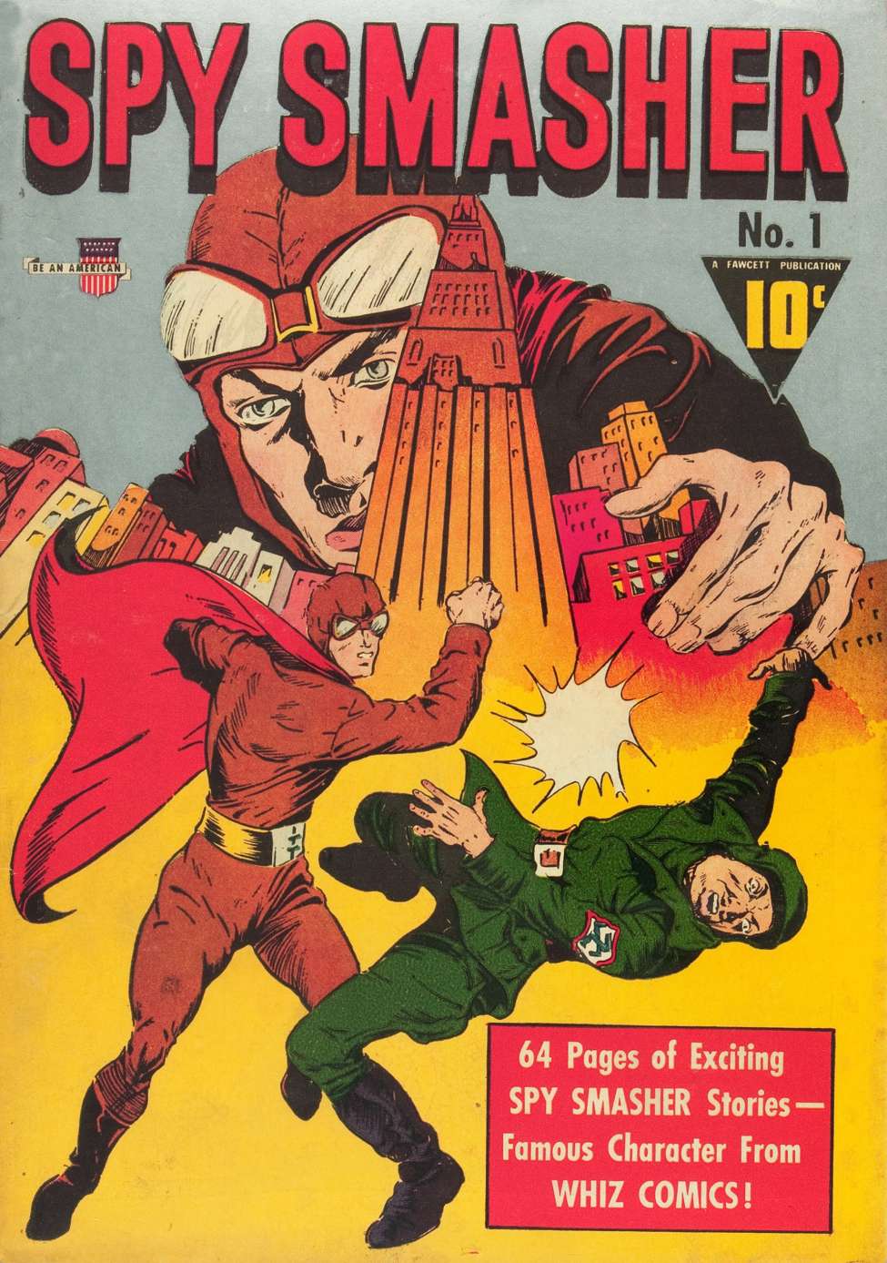 Comic Book Cover For Spy Smasher 1 - Version 2