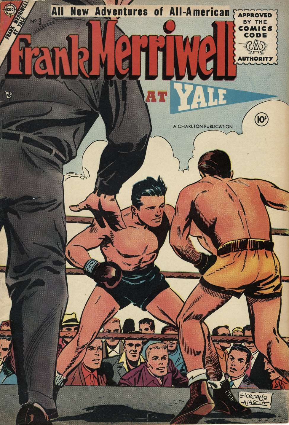 Comic Book Cover For Frank Merriwell at Yale 3