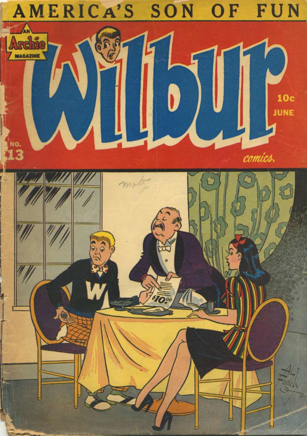 Book Cover For Wilbur Comics 13