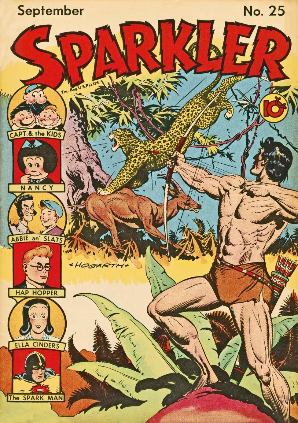 Book Cover For Sparkler Comics 25
