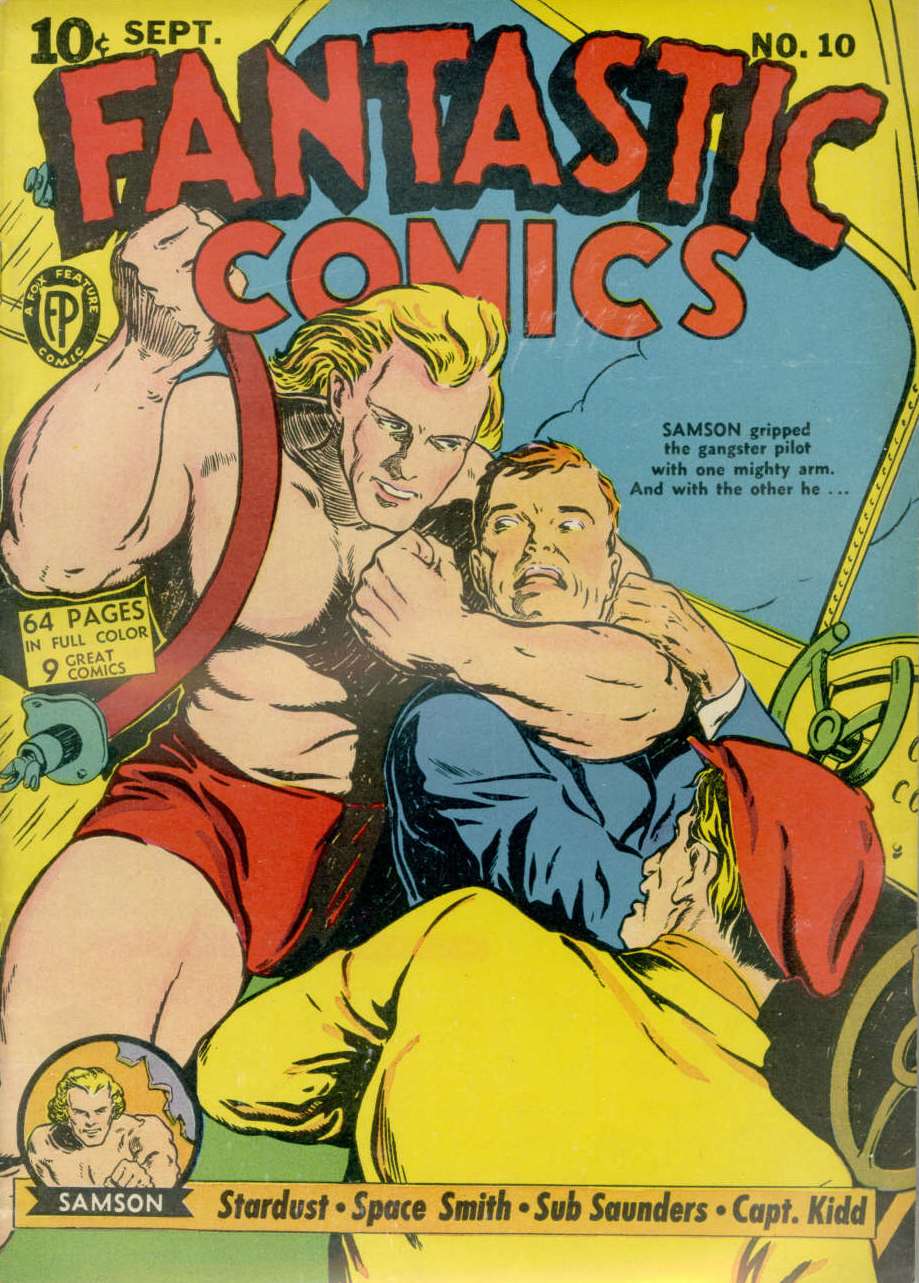 Book Cover For Fantastic Comics 10 - Version 1