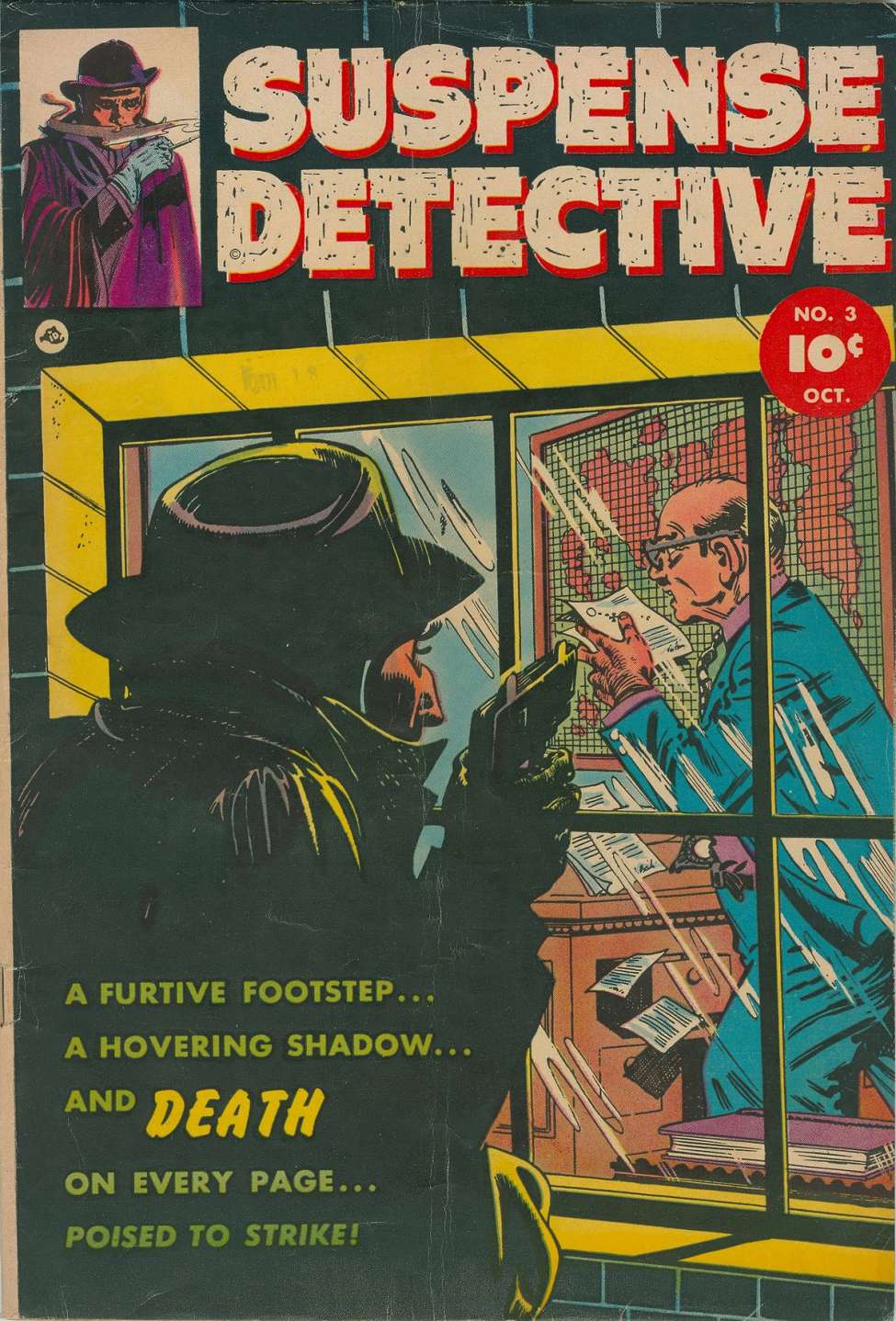 Comic Book Cover For Suspense Detective 3