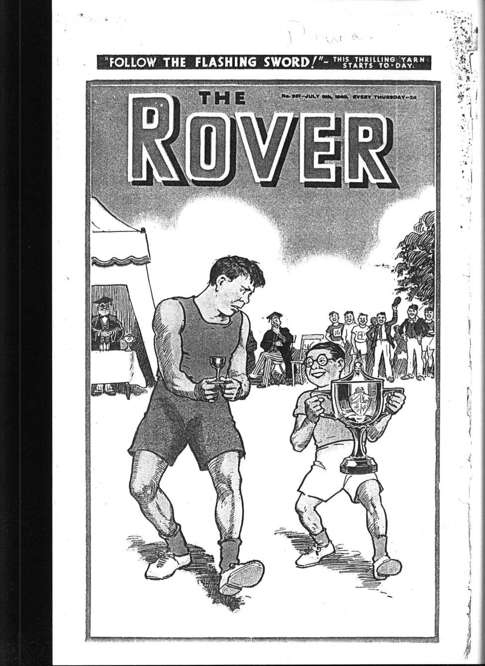 Comic Book Cover For The Rover 951