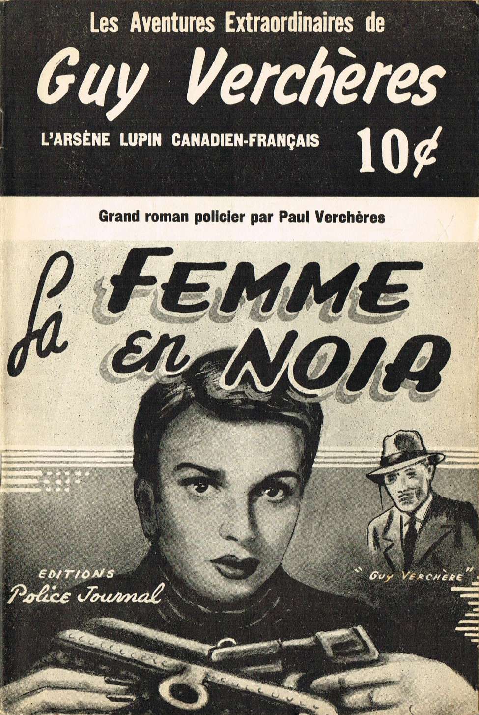 Book Cover For Guy Verchères v1 12 - La femme en noir