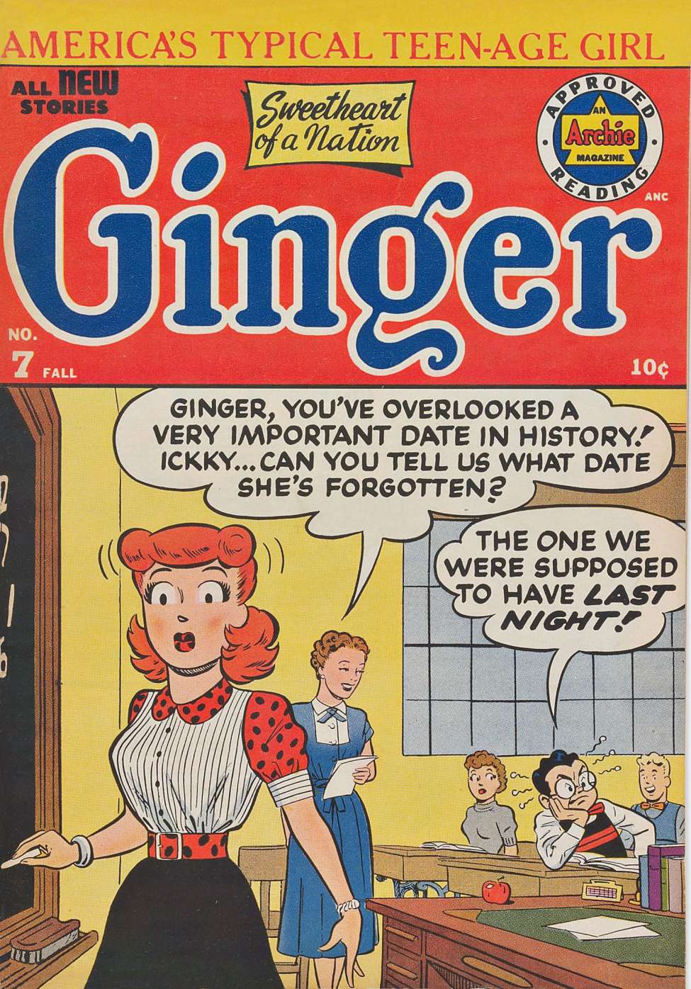 Comic Book Cover For Ginger 7