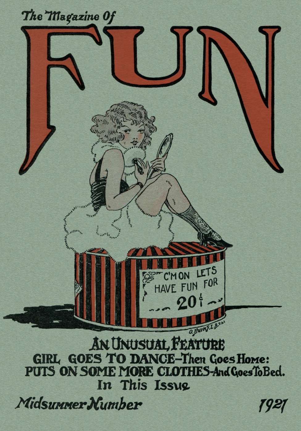 Comic Book Cover For The Magazine Of Fun v1 1