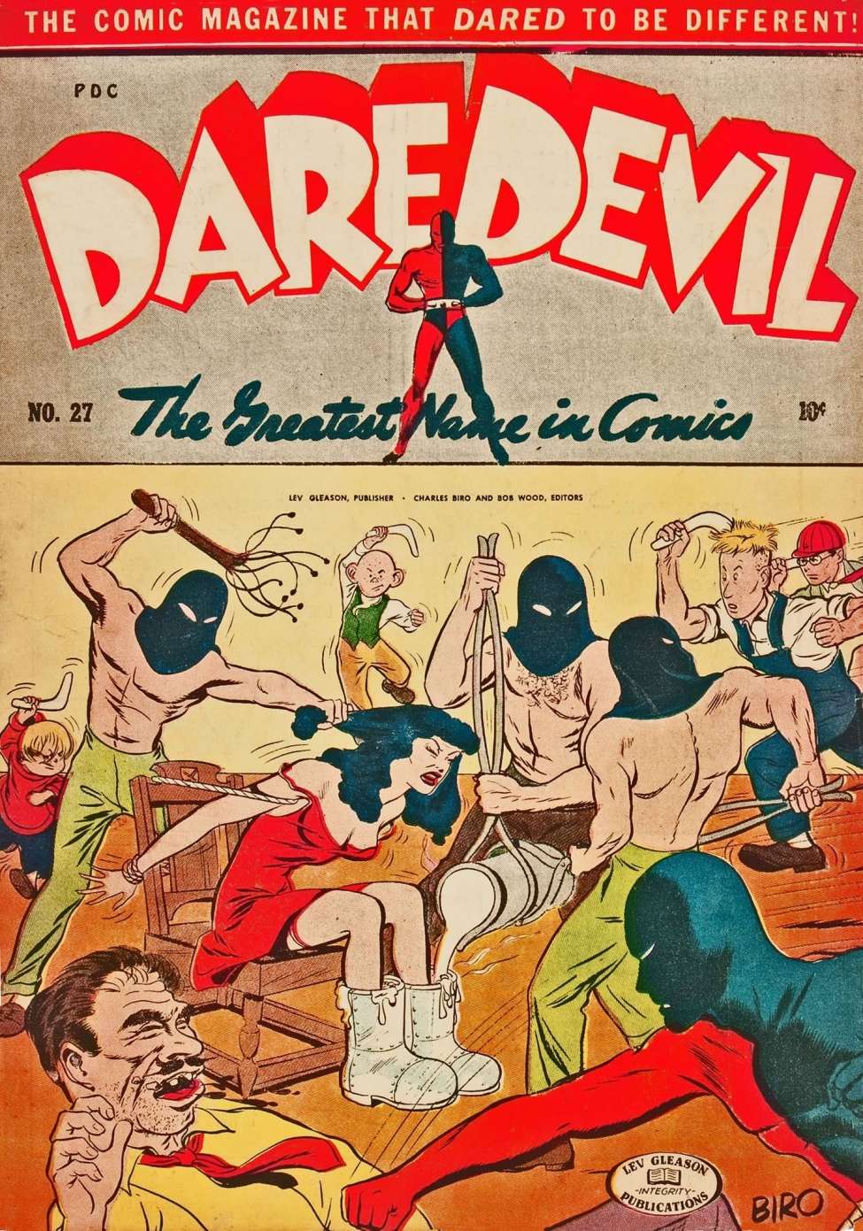 Comic Book Cover For Daredevil Comics 27 - Version 2