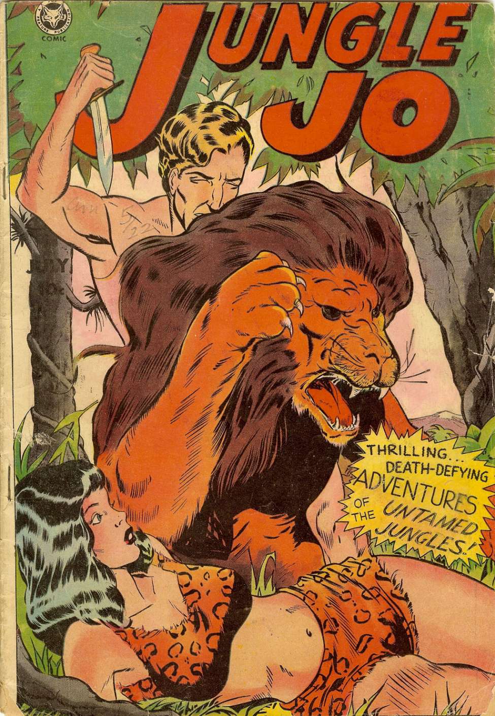 Comic Book Cover For Jungle Jo 2