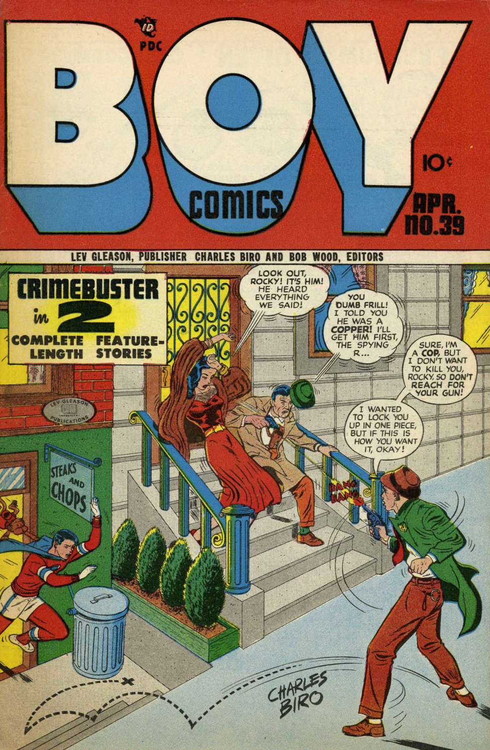 Comic Book Cover For Boy Comics 39 - Version 1