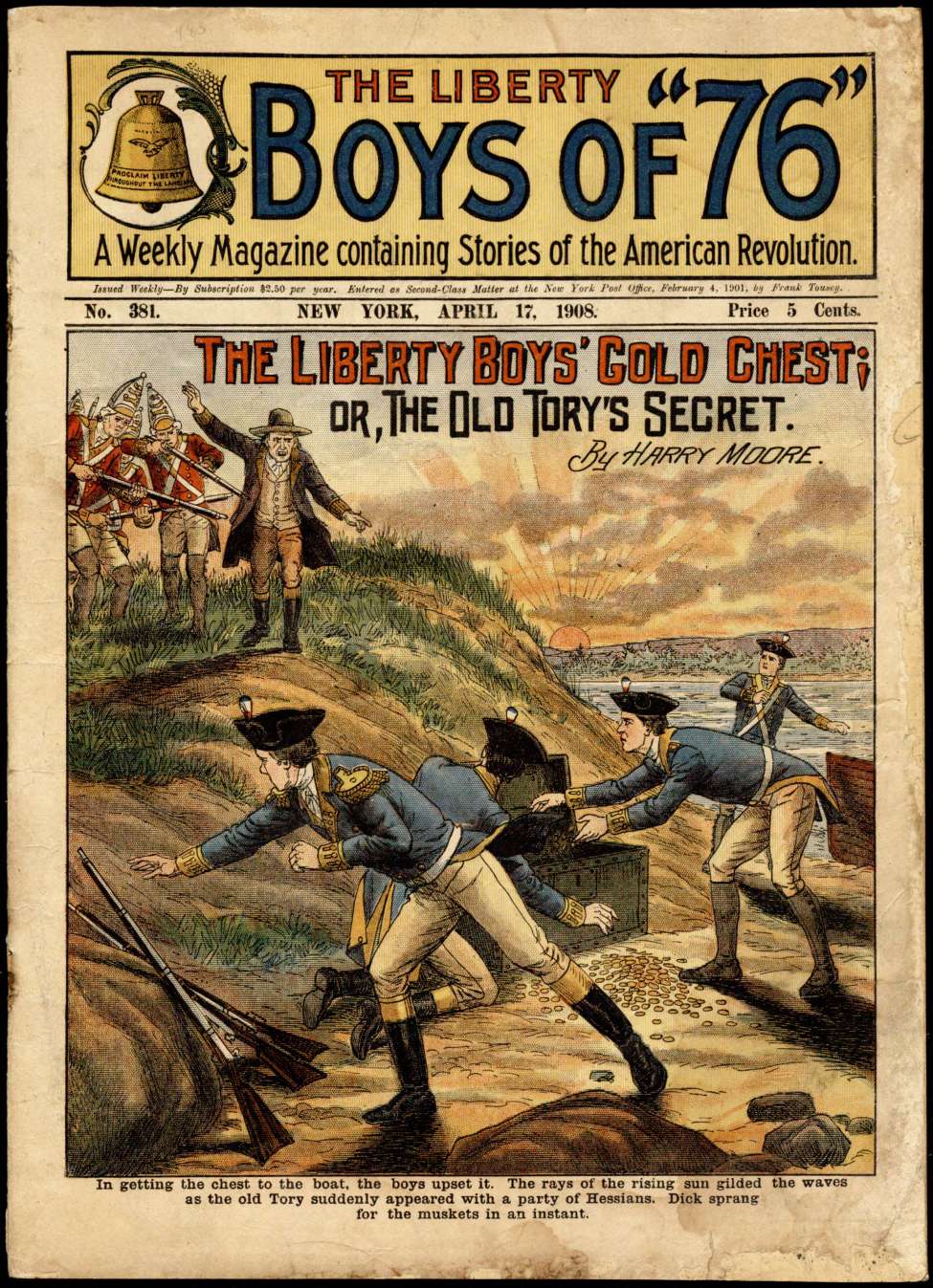 Book Cover For The Liberty Boys of 76 381 - The Liberty Boys' Gold Chest