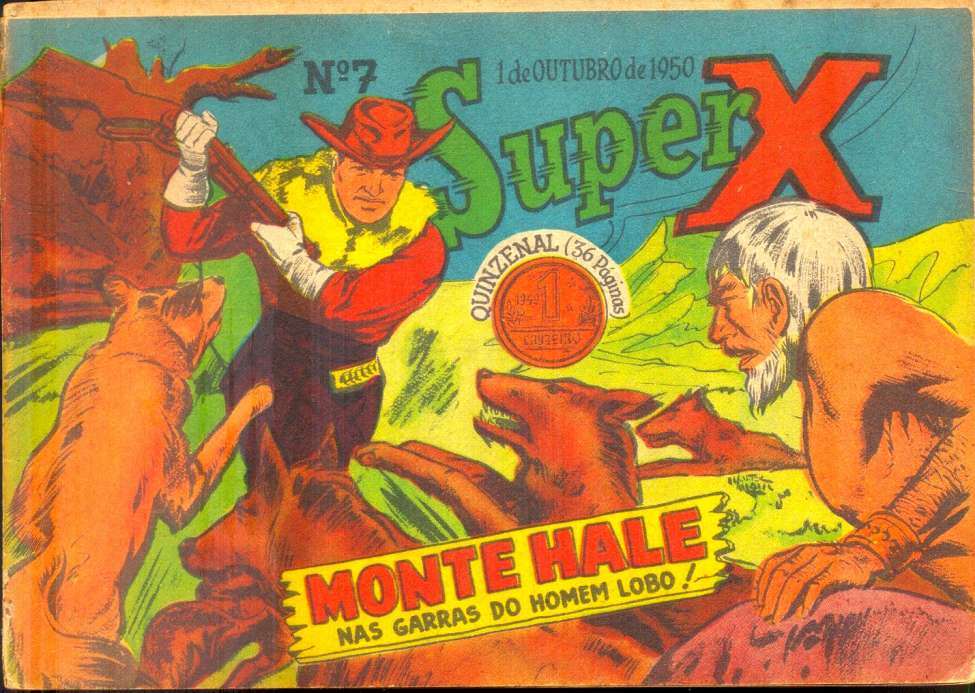 Book Cover For Super-X 7 - Nas garras do homem-lobo