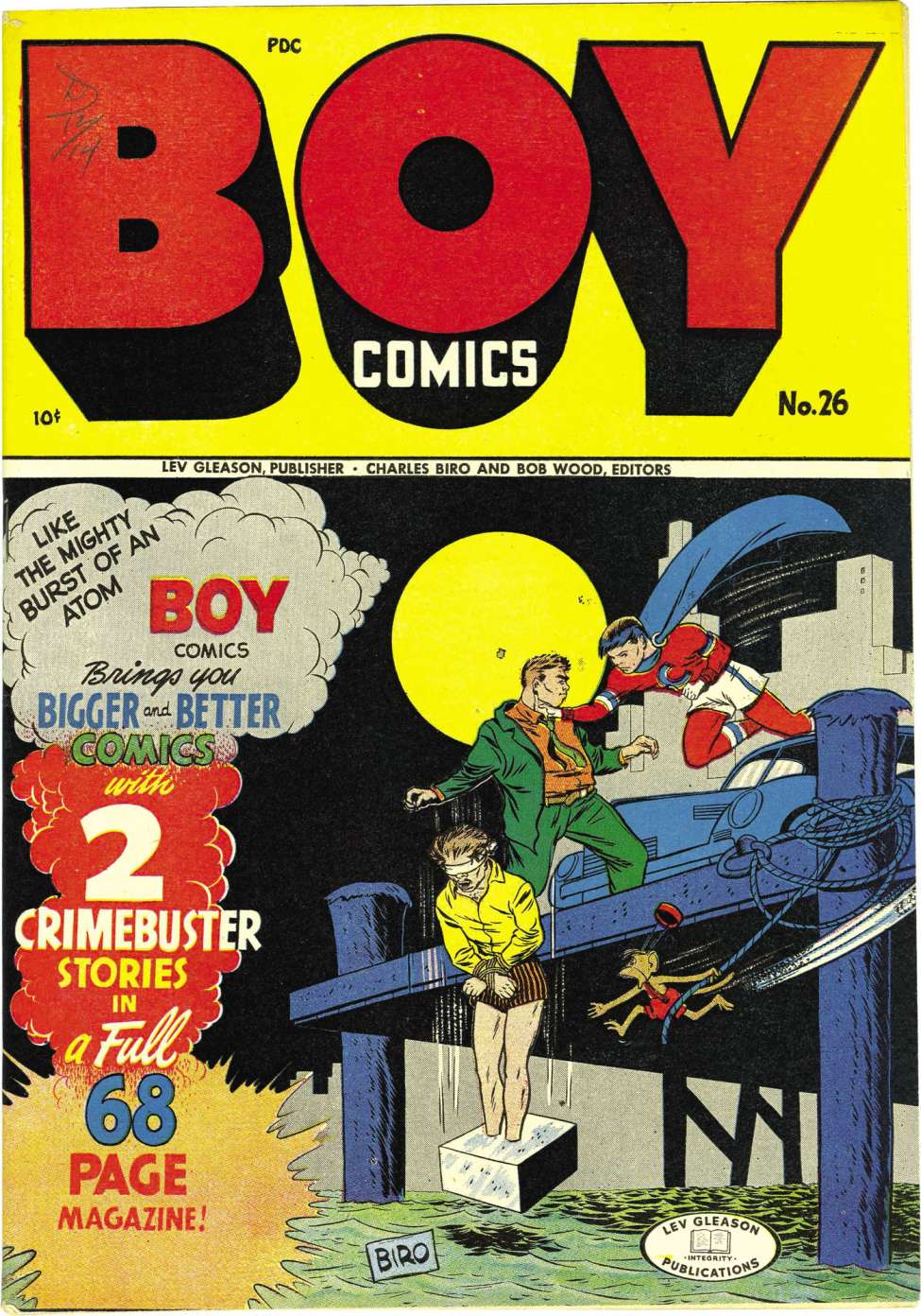 Comic Book Cover For Boy Comics 26