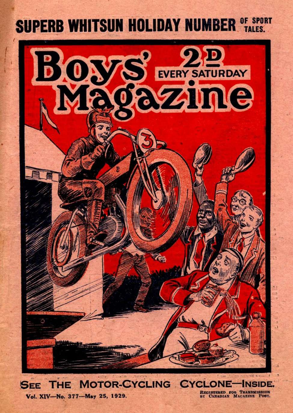 Book Cover For Boys' Magazine 377