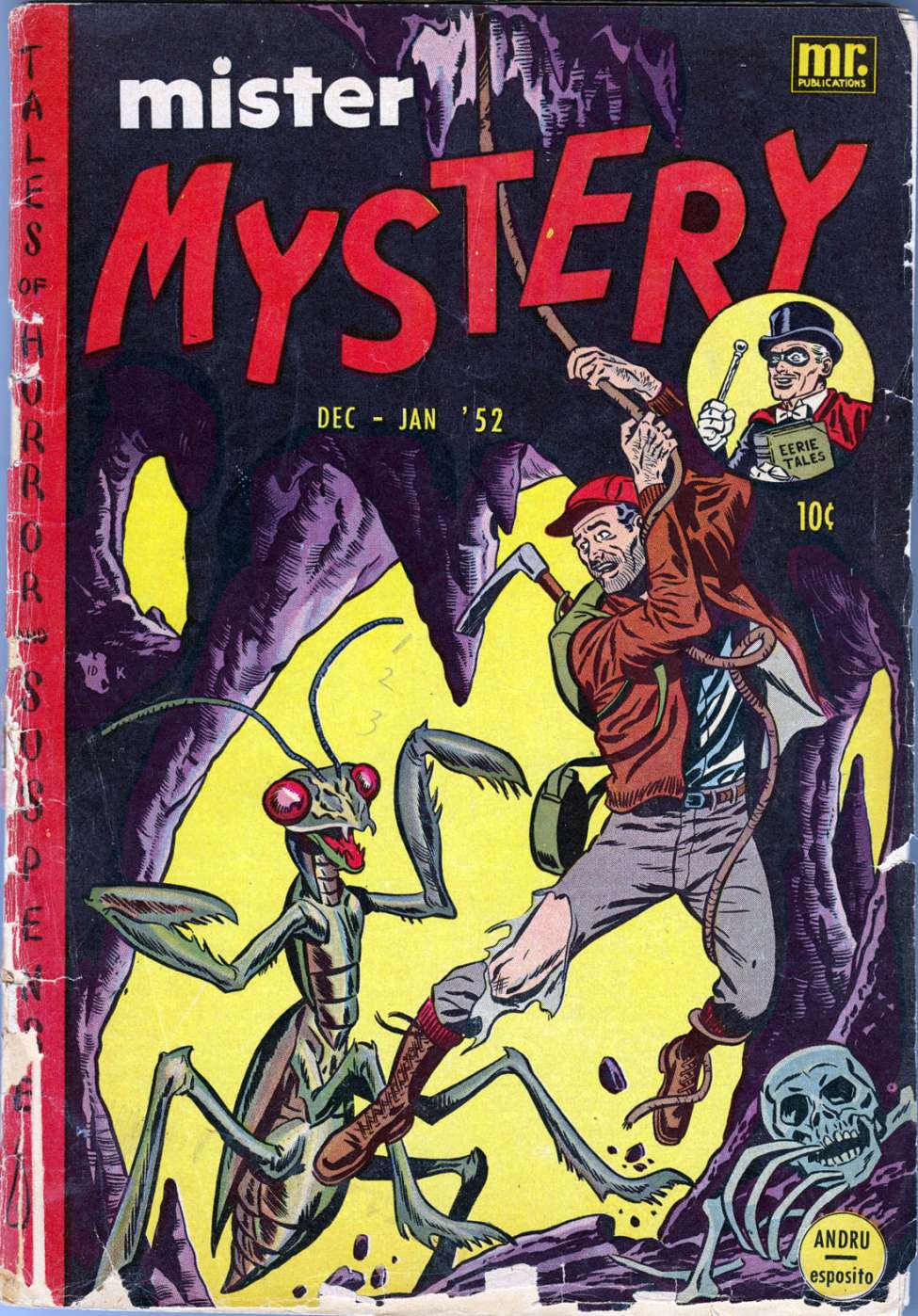 Comic Book Cover For Mister Mystery 3
