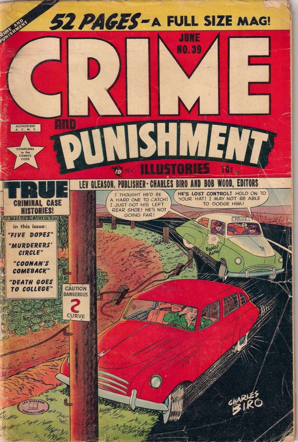 Comic Book Cover For Crime and Punishment 39 - Version 1