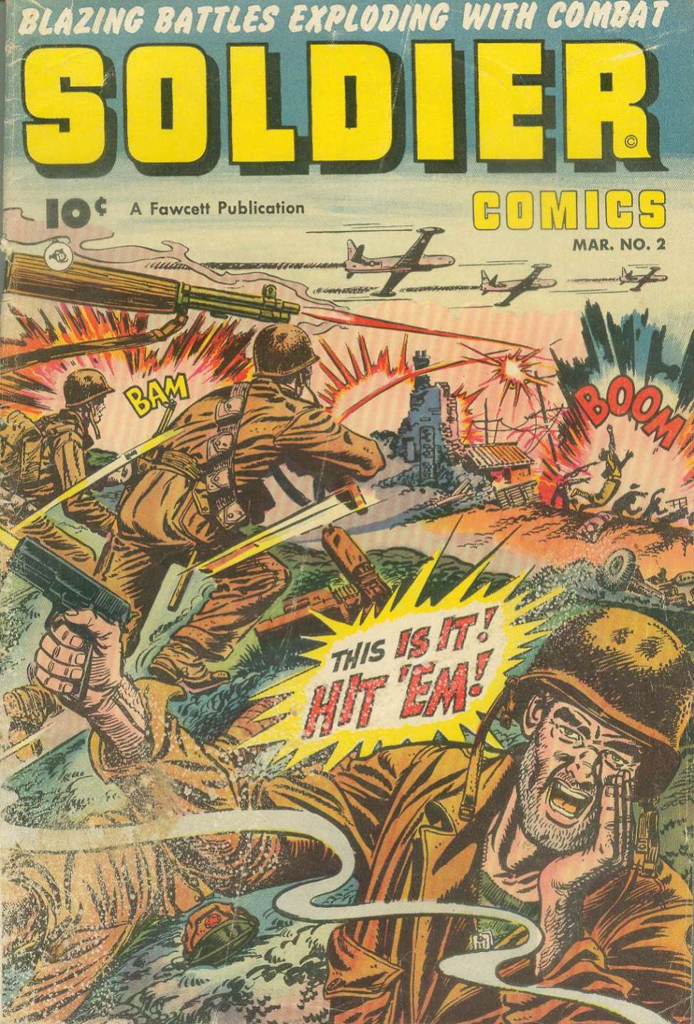 Comic Book Cover For Soldier Comics 2