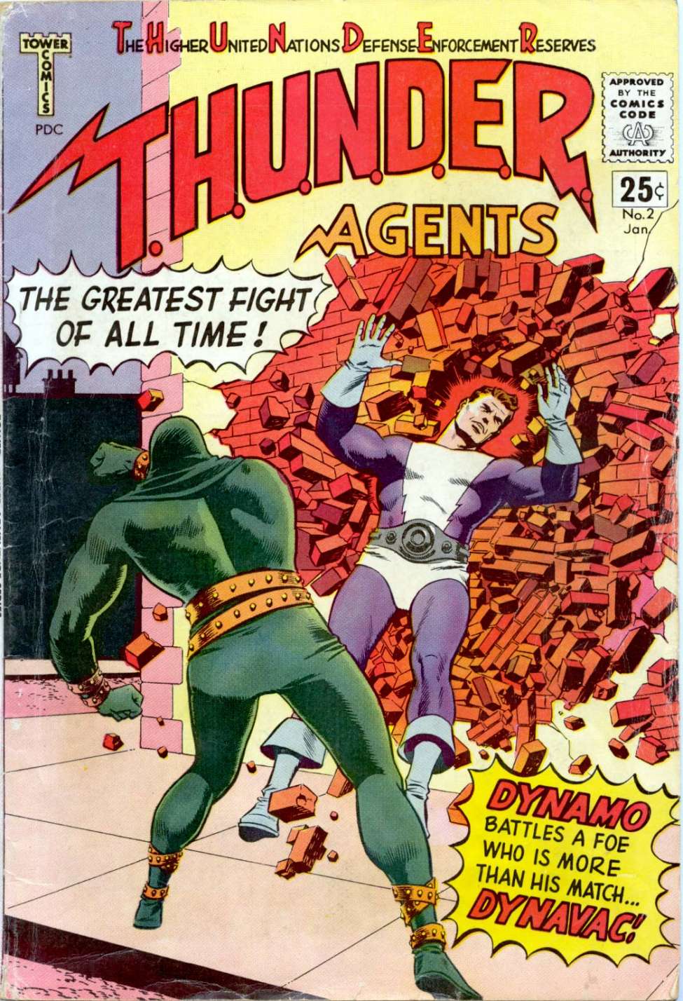 Comic Book Cover For T.H.U.N.D.E.R. Agents 2