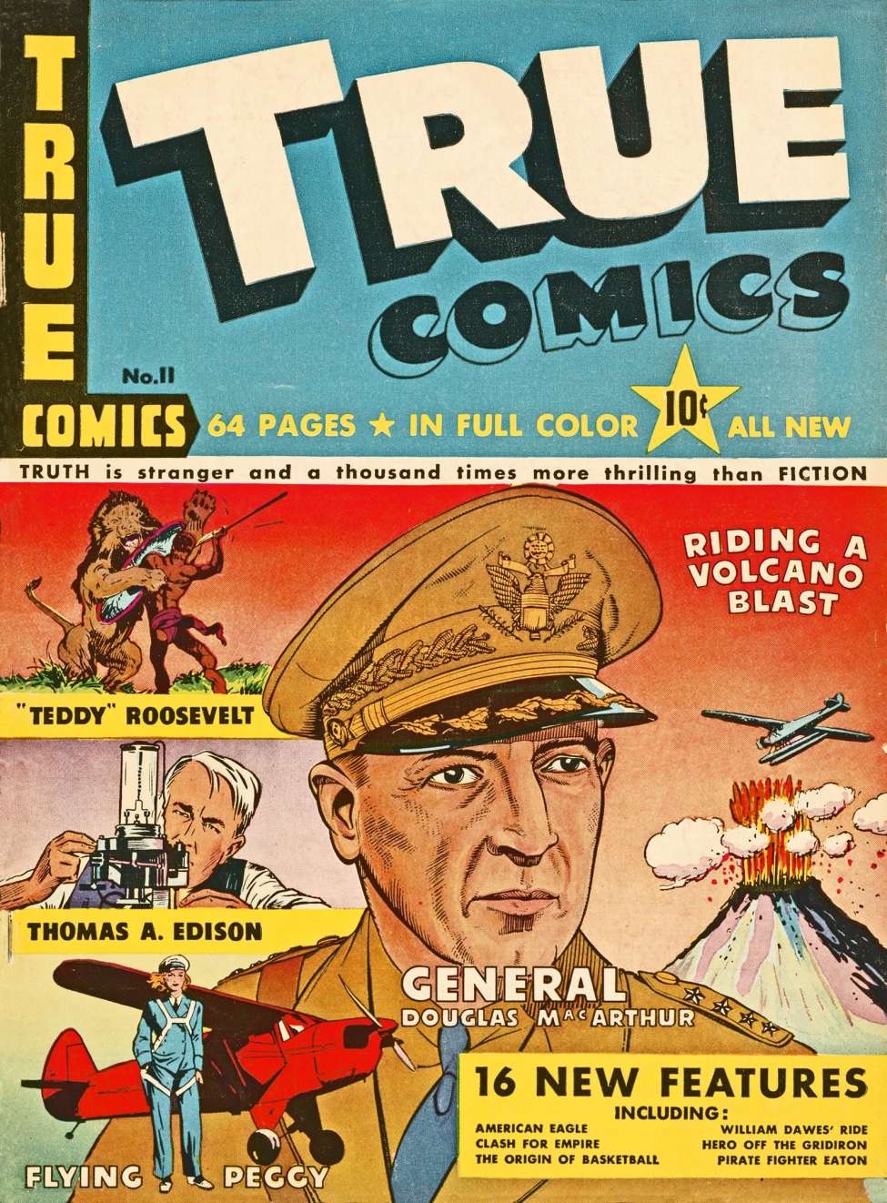 Comic Book Cover For True Comics 11 - Version 2