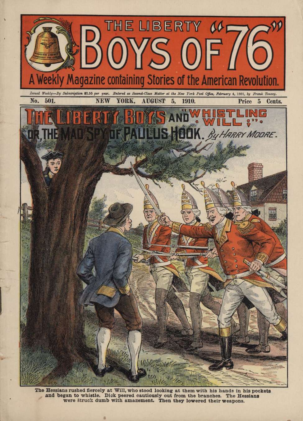 Book Cover For The Liberty Boys of 76 501 - The Liberty Boys and Whistling Will