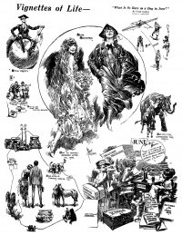 Large Thumbnail For Vignettes of Life - Frank Godwin 1924