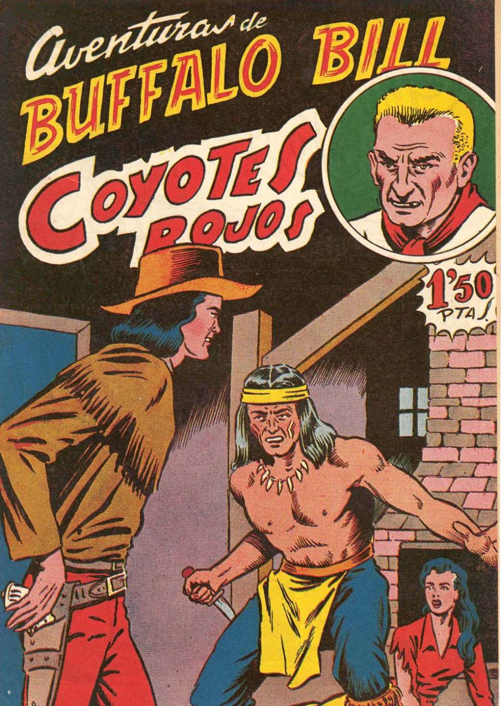 Comic Book Cover For Aventuras de Buffalo Bill 29 Coyotes rojos