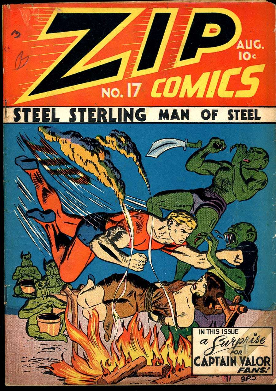 Book Cover For Zip Comics 17