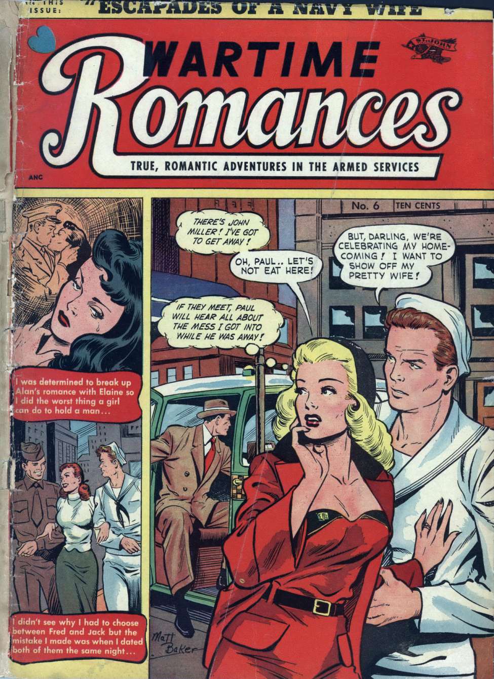 Comic Book Cover For Wartime Romances 6