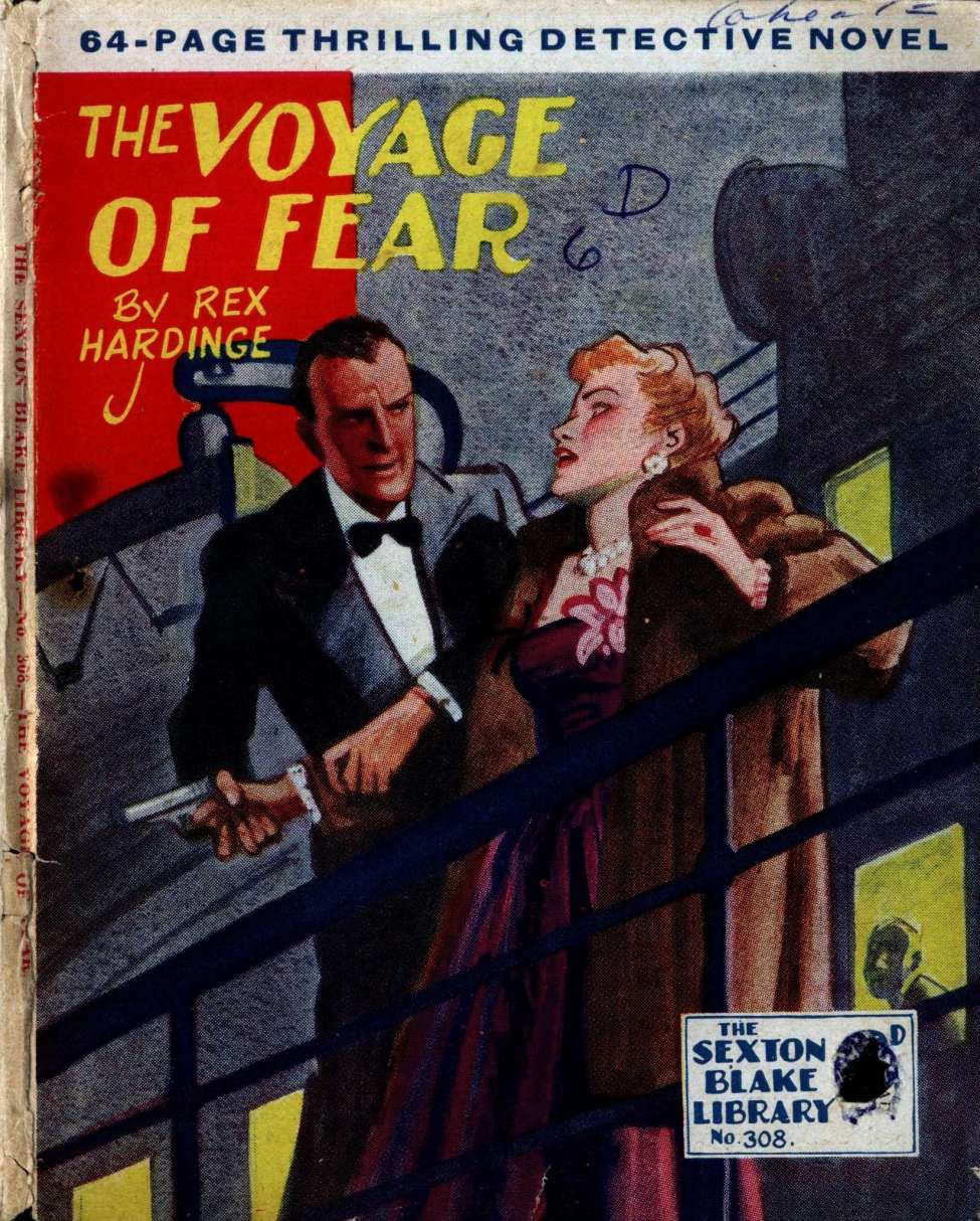 Book Cover For Sexton Blake Library S3 308 - The Voyage of Fear
