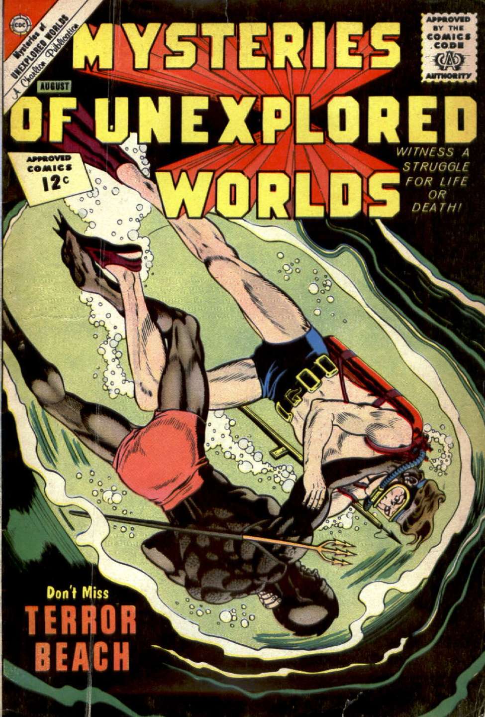 Comic Book Cover For Mysteries of Unexplored Worlds 31